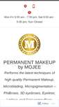 Mobile Screenshot of permanentmakeupbymojee.com